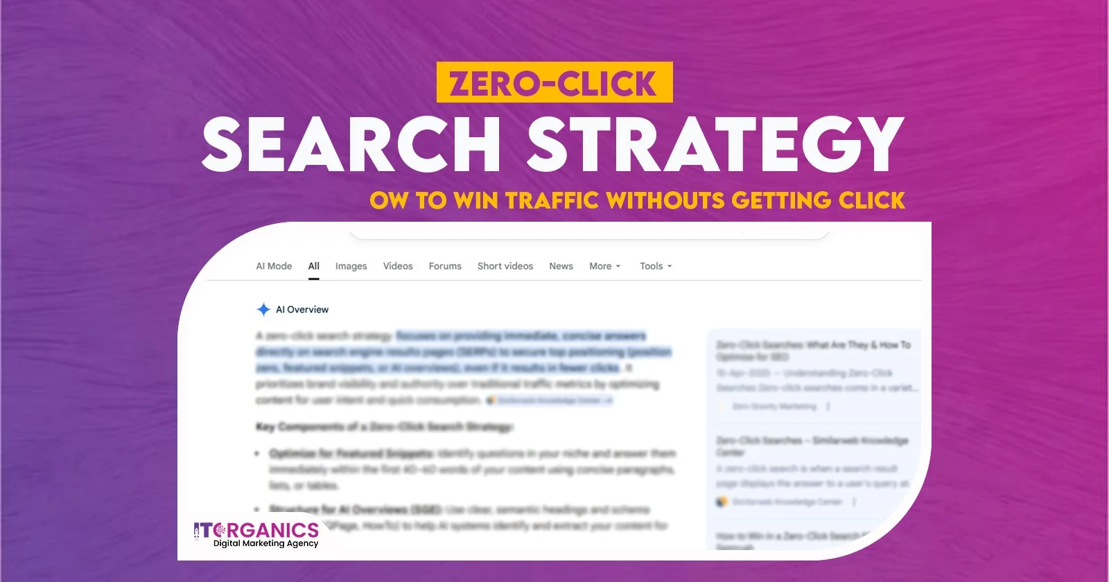 Zero-Click Search Strategy How to Win Traffic Without Getting Clicks